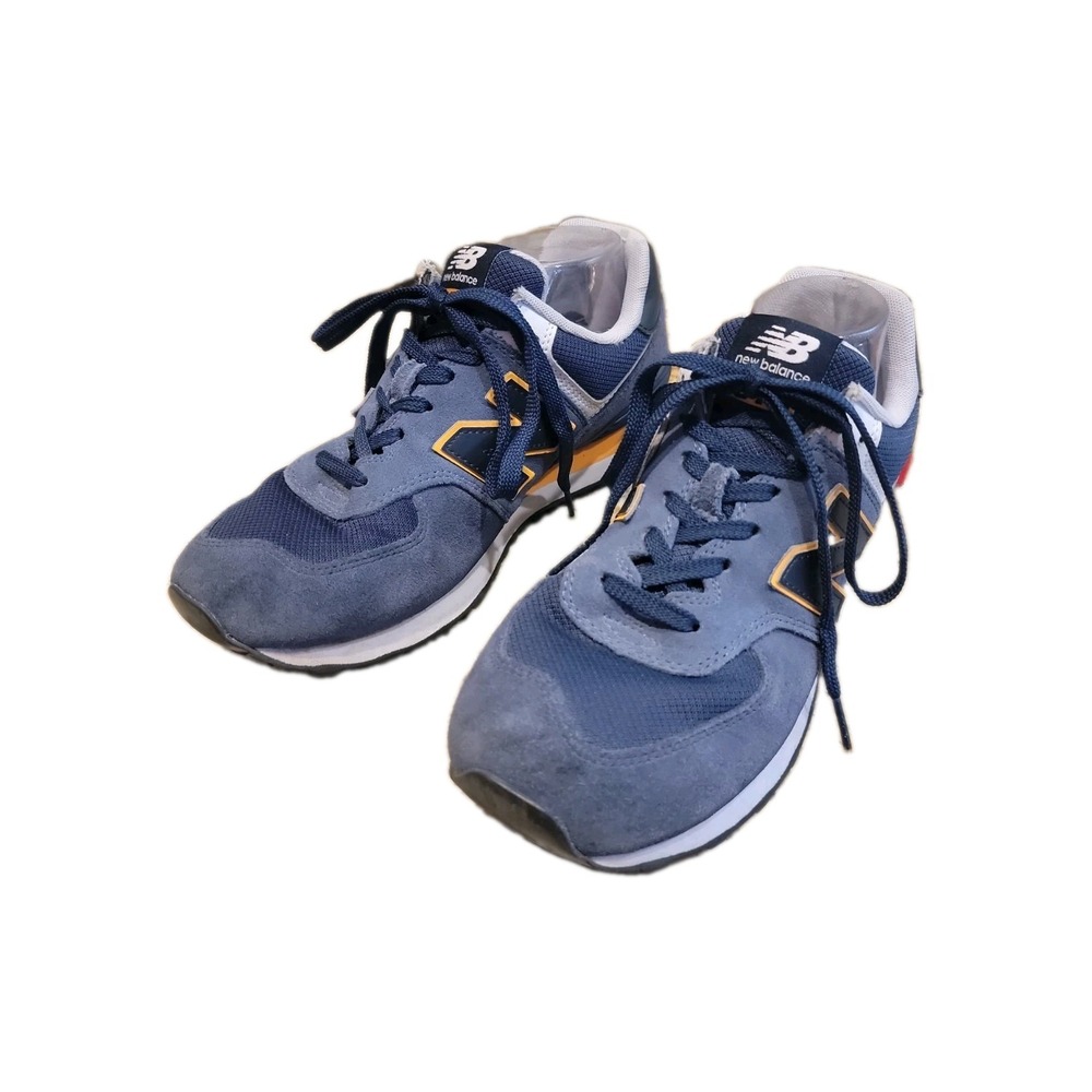 New Balance 574 Natural Indigo ML574SY2 Men's US 9D.  Trail Hiking Shoes EUC